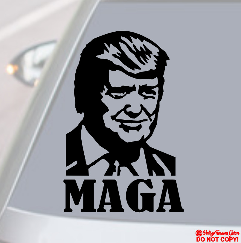 PRESIDENT DONALD TRUMP MAGA 2024 Vinyl Decal Sticker Car Window FIGHT YOU MISSED