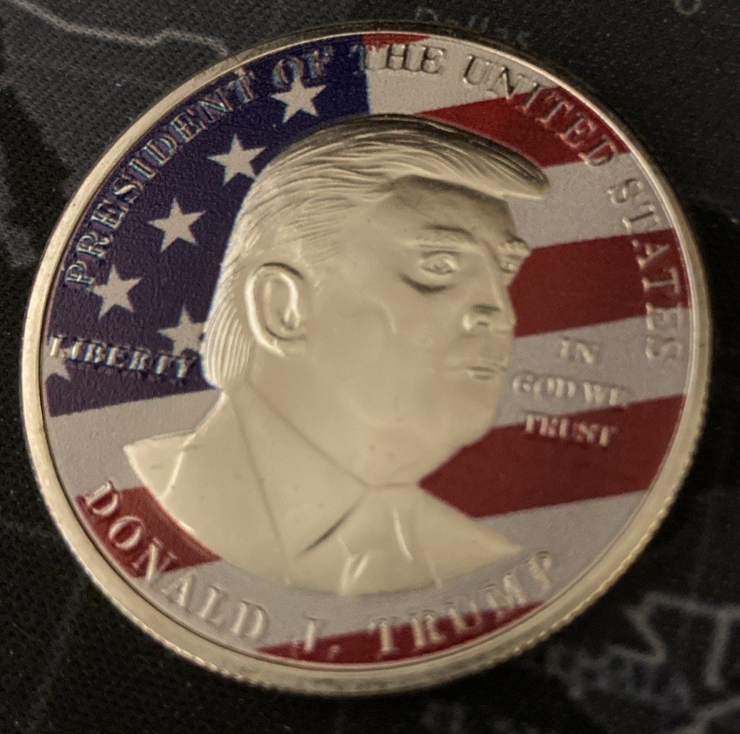45Th President Donald Trump Silver Eagle USA Commemorative Coin – US Seller
