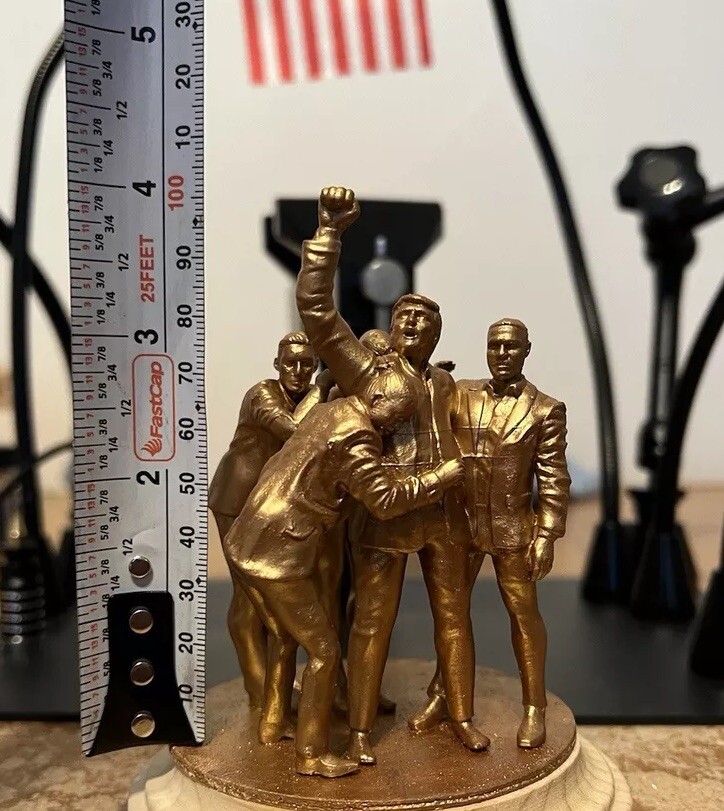 Trump FIGHT! Statue – Butler, PA Rally – Trump with Secret Service Agents 4 inch
