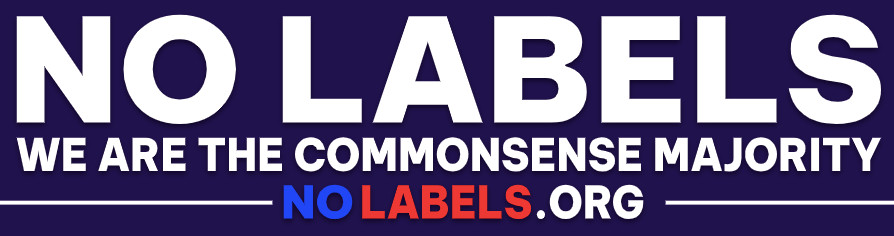 No Labels Party Bumper Sticker Decal Political President Independent Glossy