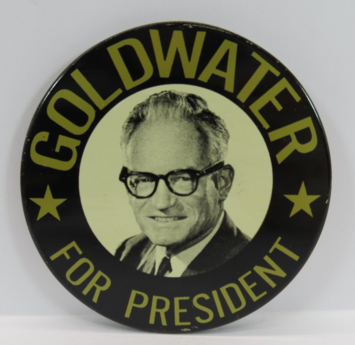 BARRY GOLDWATER FOR PRESIDENT 1964 CAMPAIGN BUTTON 3″