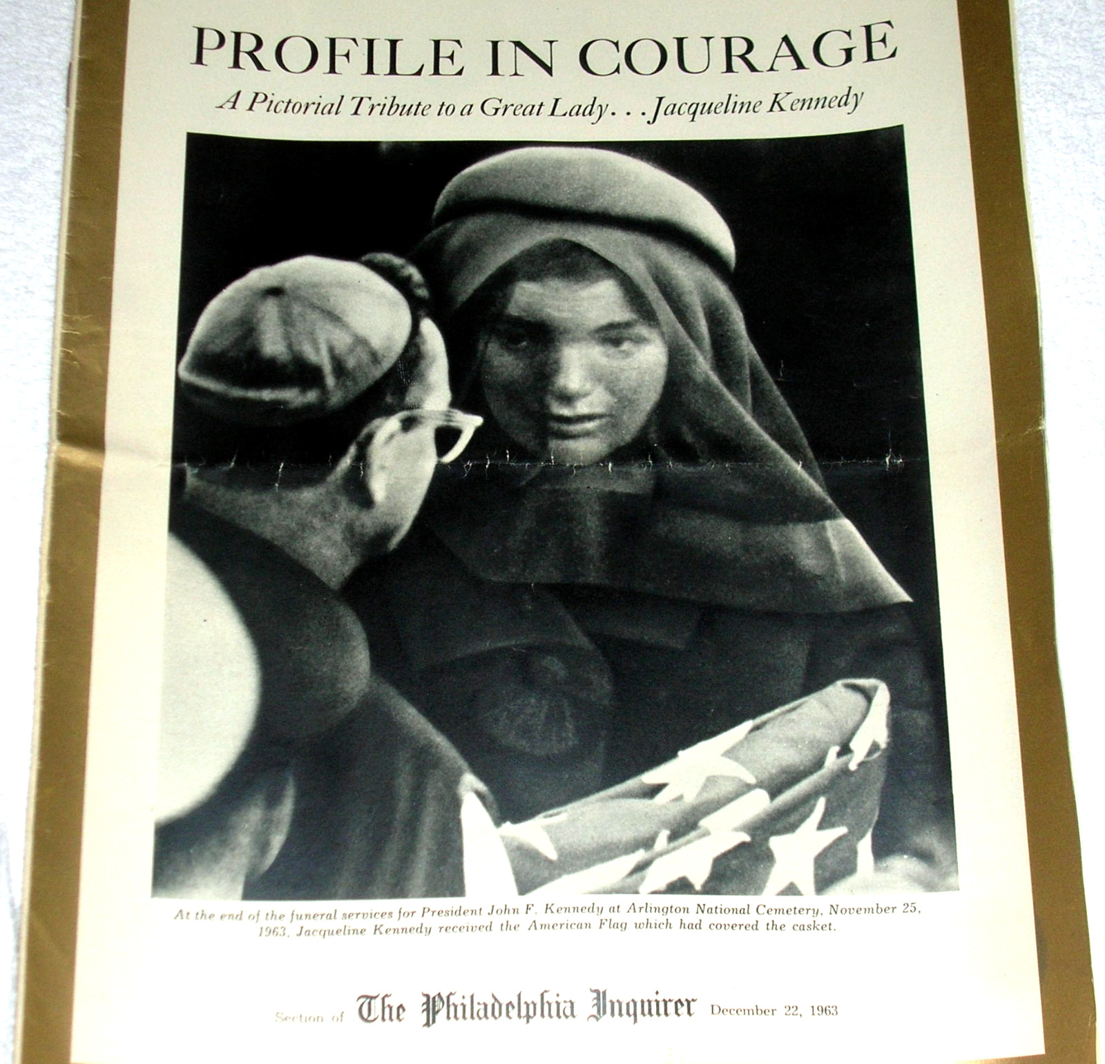 1963/64 John F. & Jacqueline Kennedy , 3 Phila. Inquirer Supplements