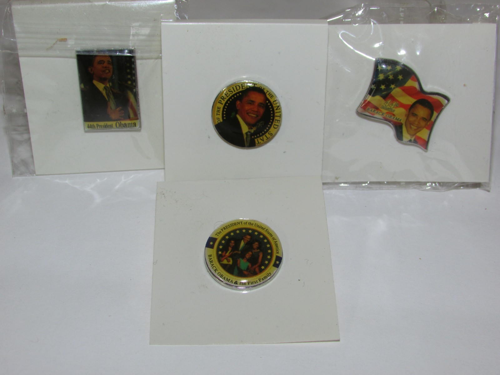 Barack Obama Mini Lapel Pin Set, 44th President Collectible Pins Lot 2