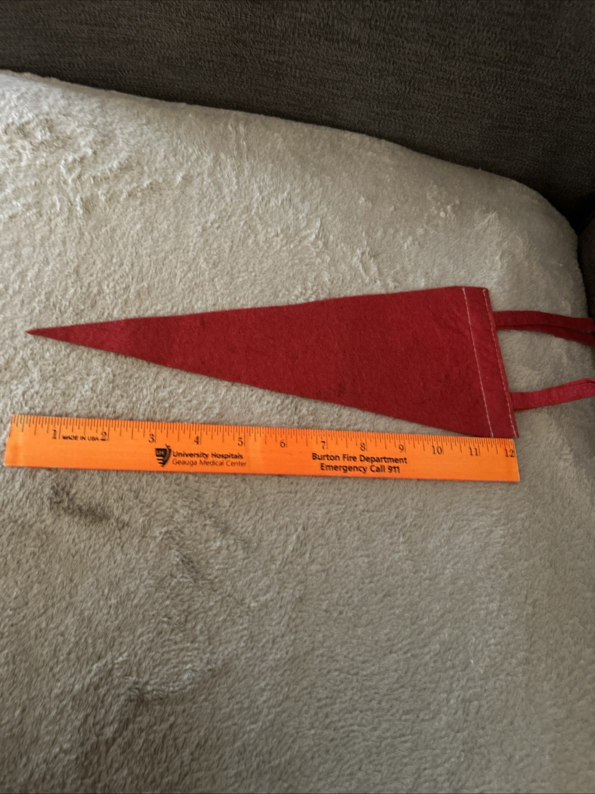 Vintage 1948 Dewey For President 12” Felt Pennant Presidential History Gr8 Shape
