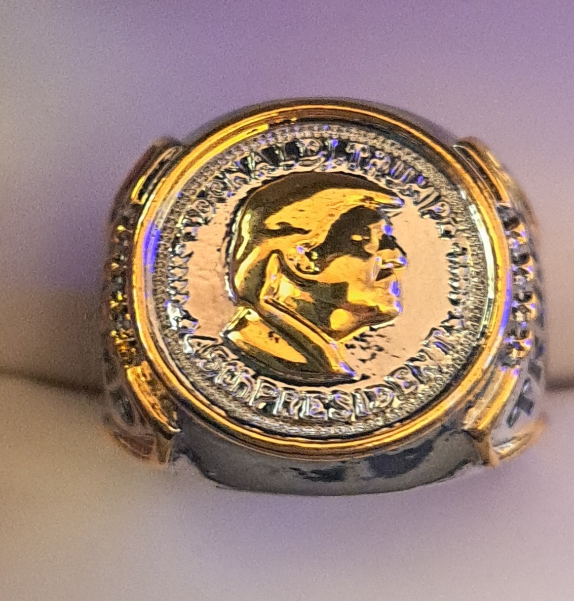 Trump 47th President MEMORABILIA RING 2024