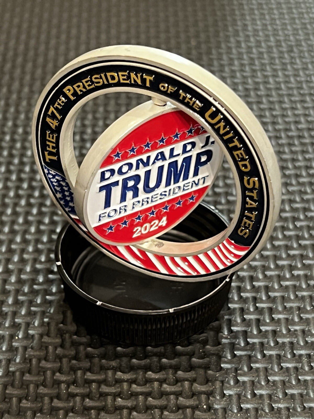 POTUS TRUMP Campaign (2) coins, Trump/Vance Coin, RNC Convention Coin & Pin