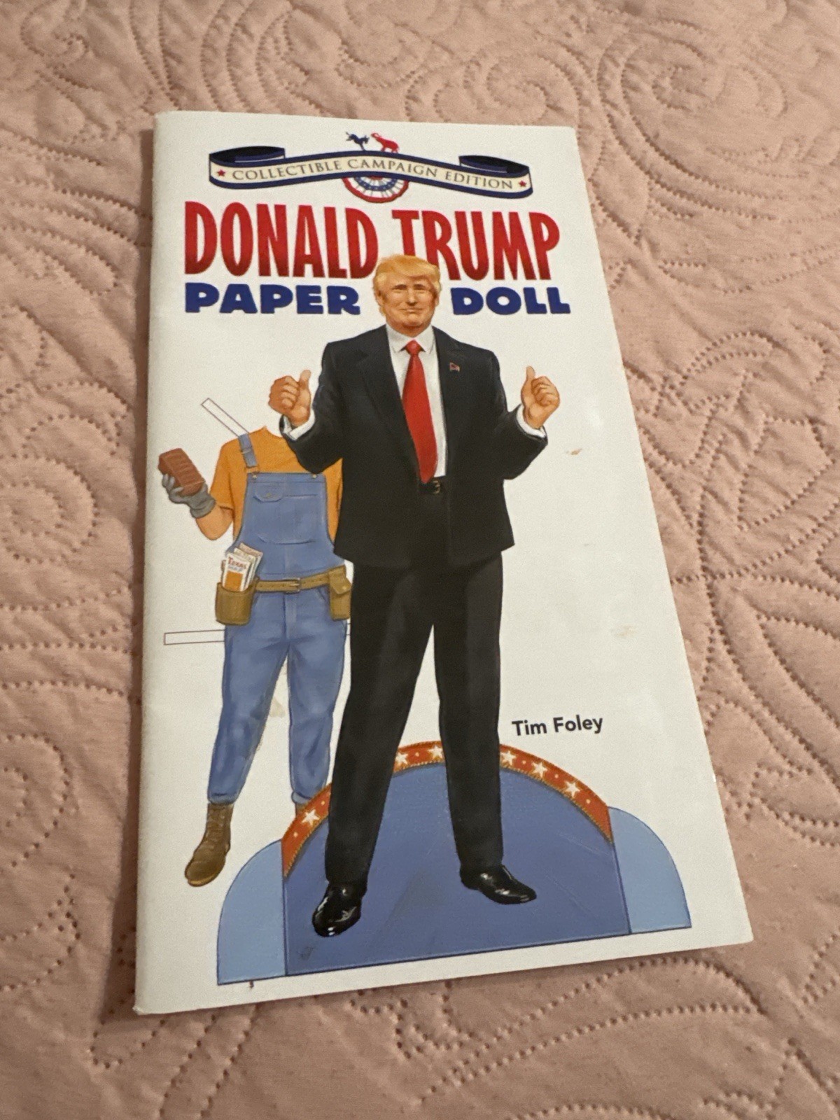 Donald Trump Campaign Paper Doll Book Politics Collectible United States