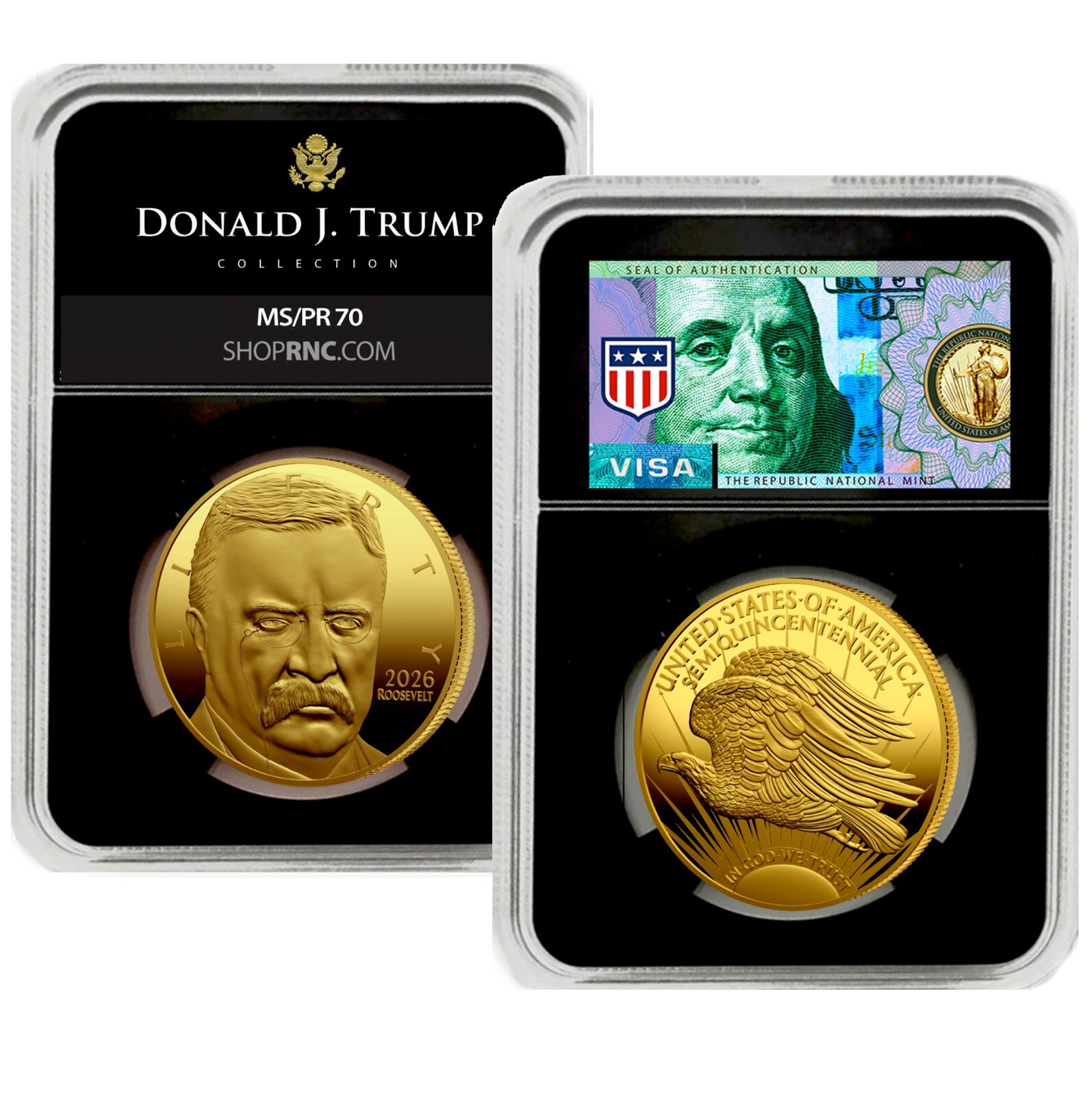 Theodore Roosevelt Gold Coin Double Eagle – Flying American Eagle