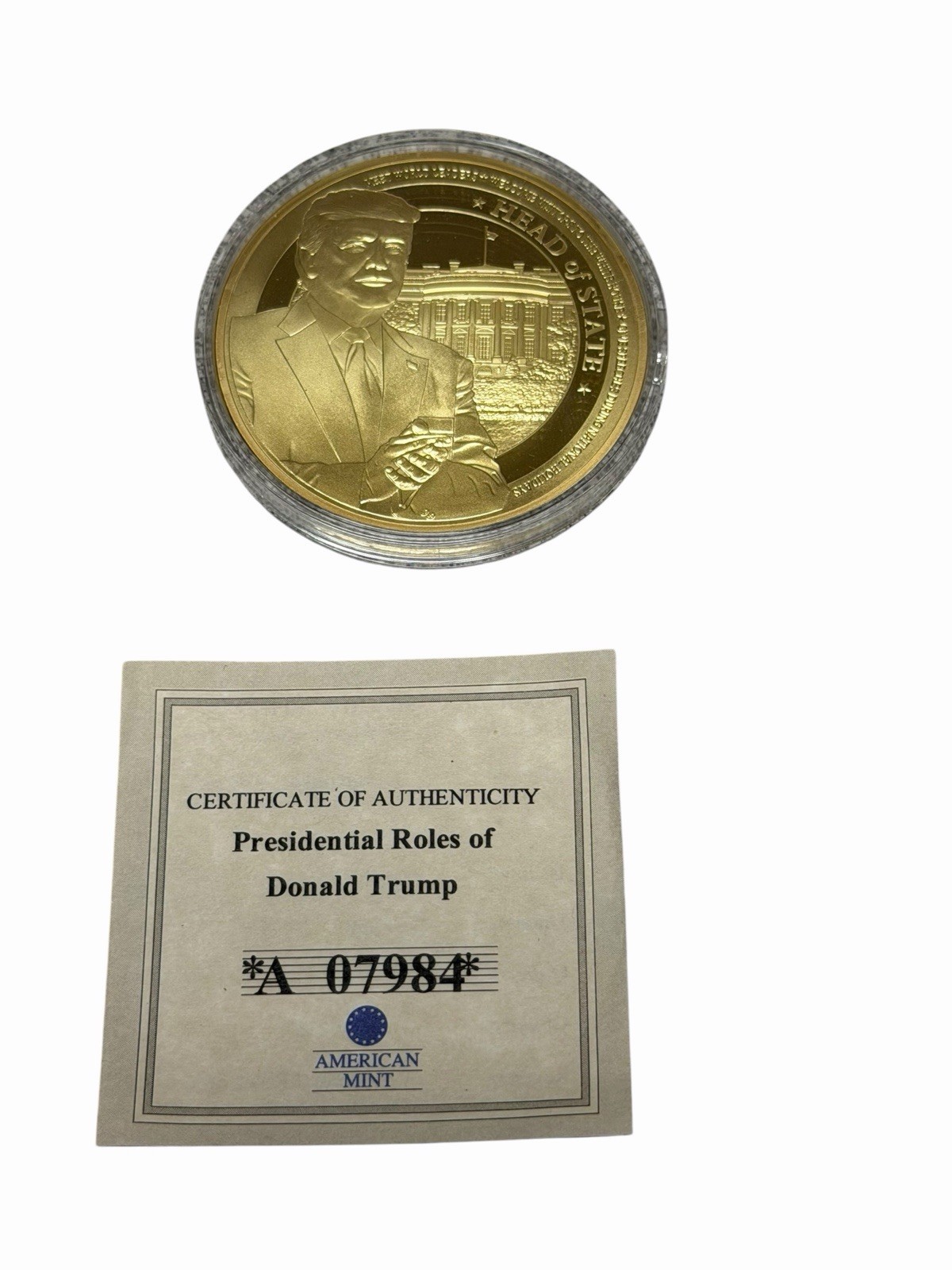 American Mint, Presidential Roles Donald Trump Commemorative Coin collection