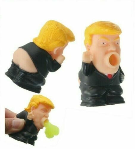 President Donald Trump Spitting Slime Novelty Squeeze Toy Prank Collectable New