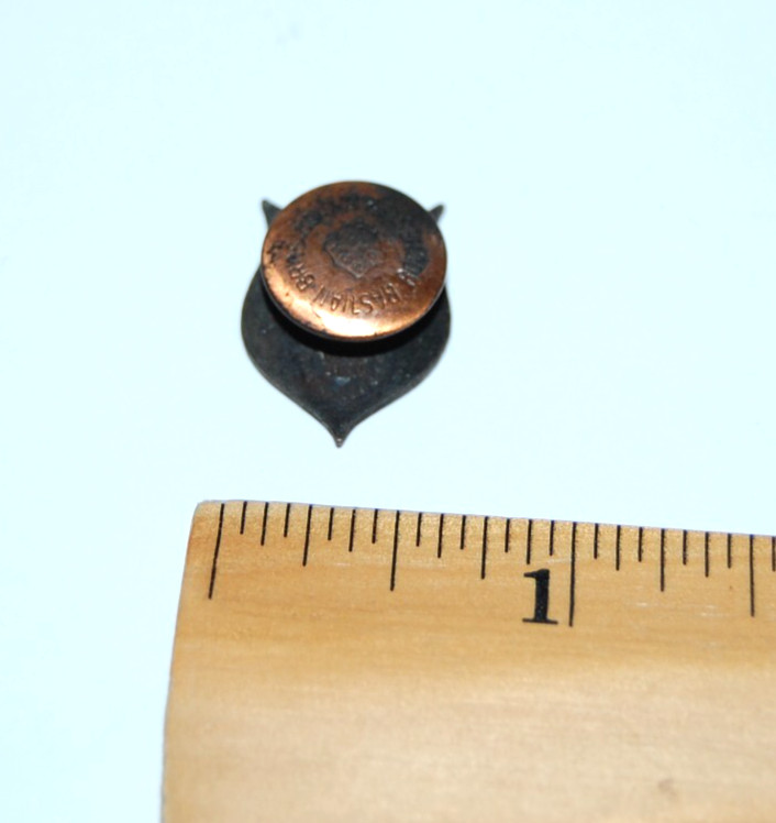 1916 CHARLES EVANS HUGHES NATIONAL ALLIANCE president pinback button stud lapel