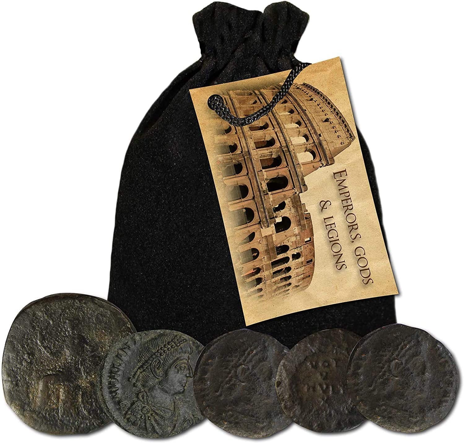 5 Imperial Coins Grab Bag – Rare Coins of Emperors, Gods & Legions Collection