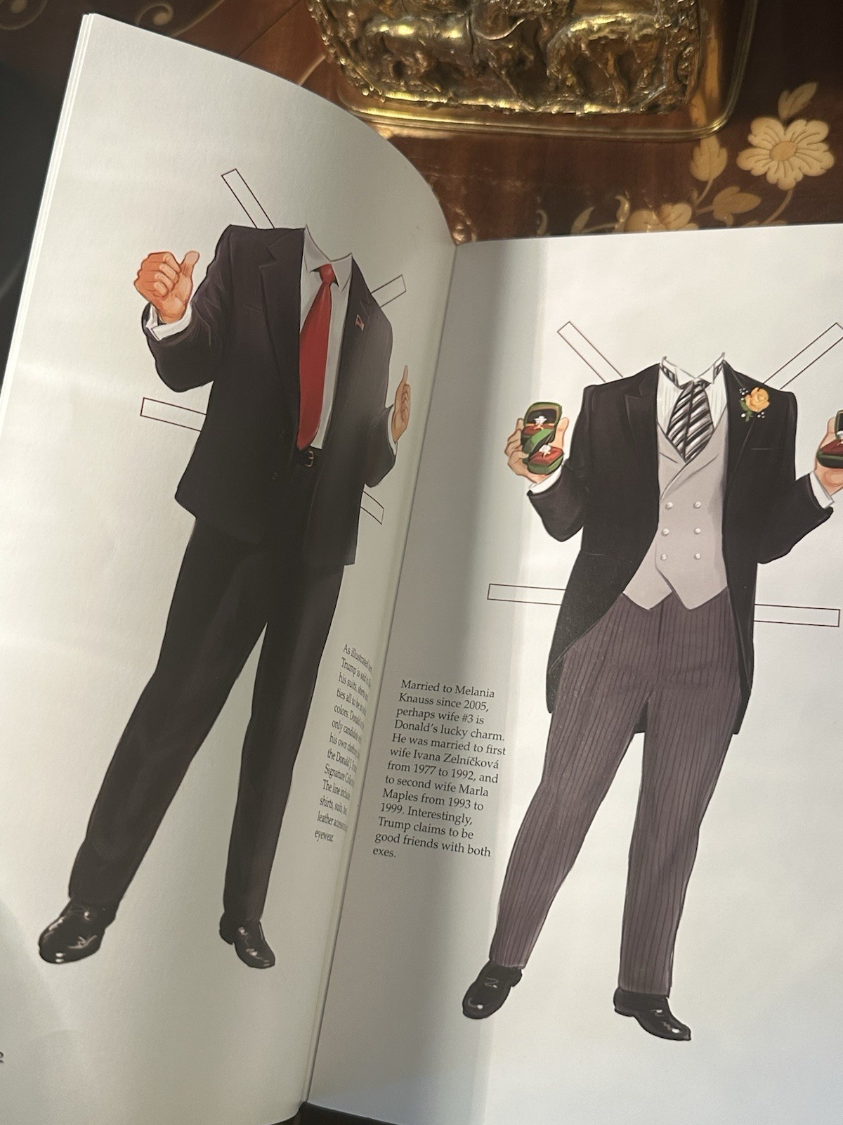 Donald Trump Paper Doll Book 2018 Tim Foley Collectible Campaign Edition