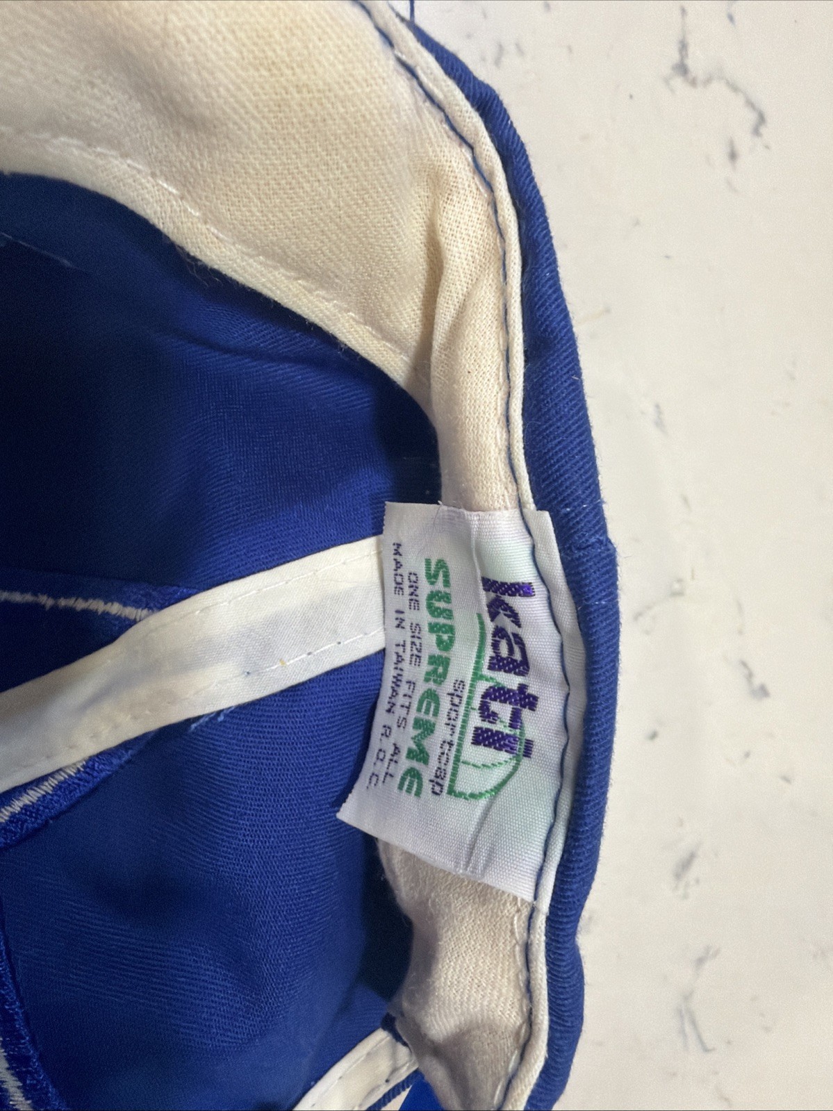 VINTAGE Clinton Gore 1996 Campaign Election Hat -Red White Blue Star 90’s USA
