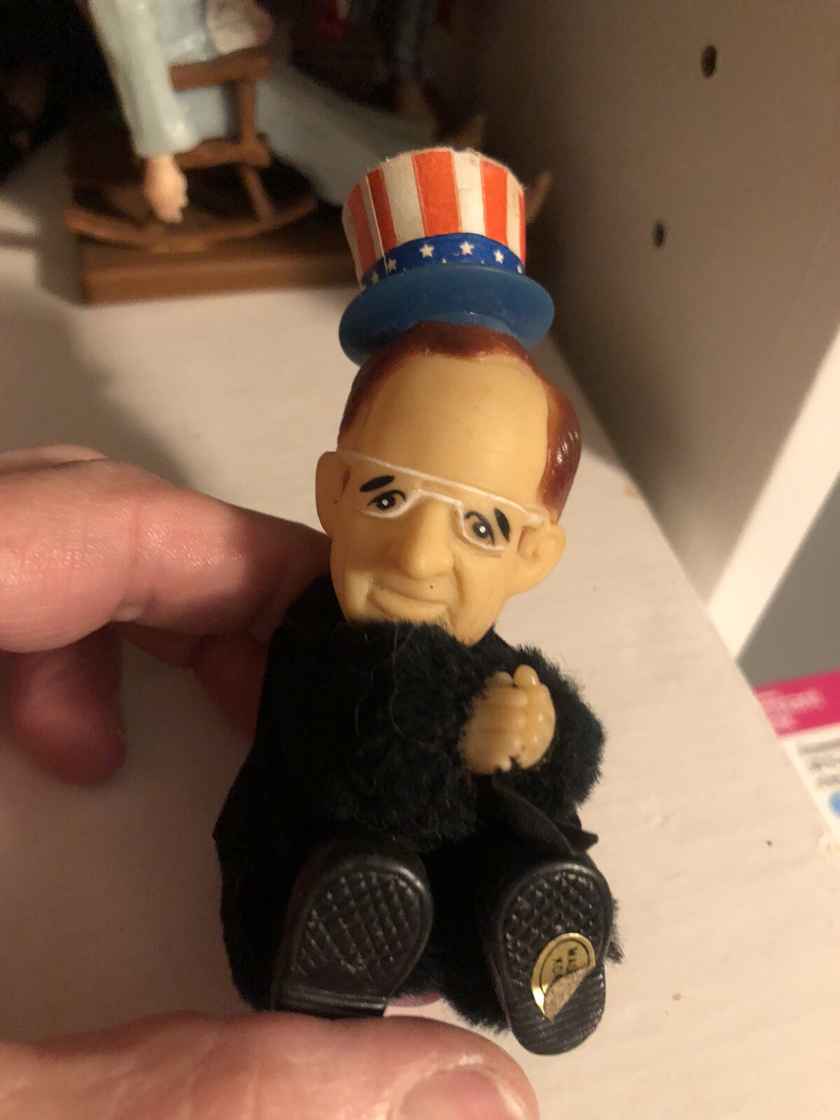George Bush 1988 Presidential Election Finger Puppet Memorabilia Toy