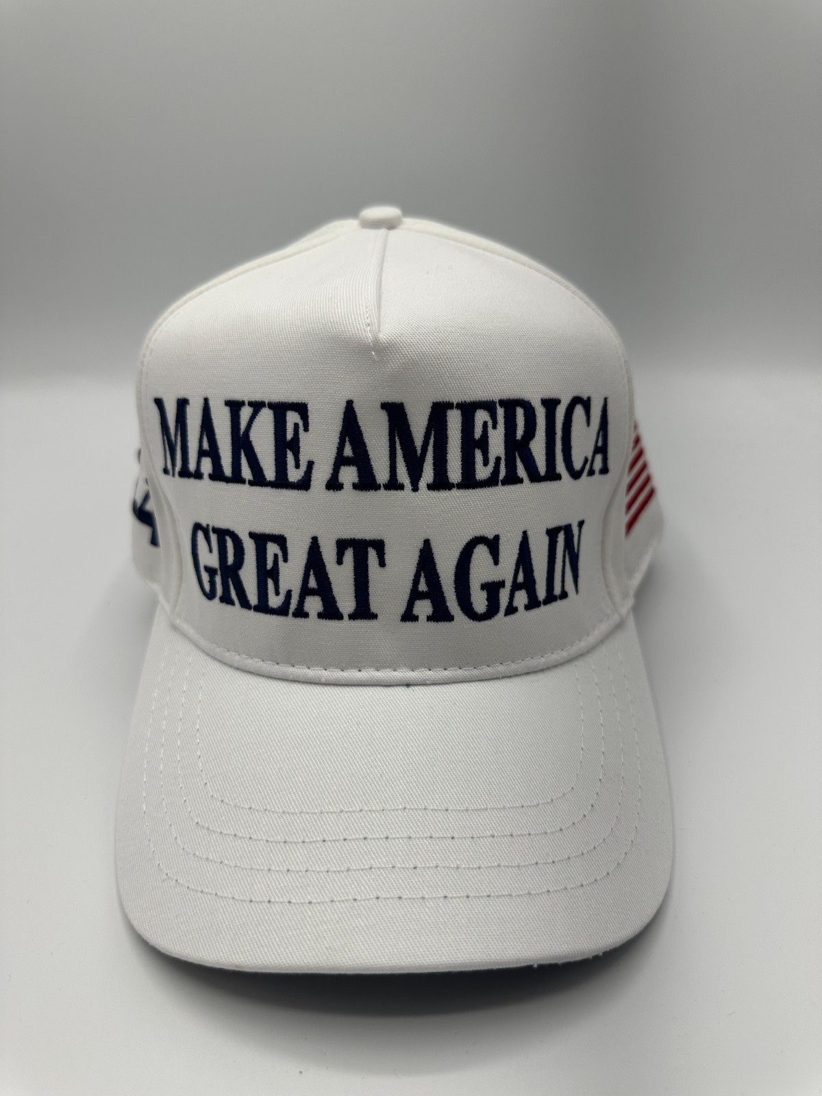 OFFICIAL Cali-Fame Trump Make America Great Again 45-47 White Hat One Size