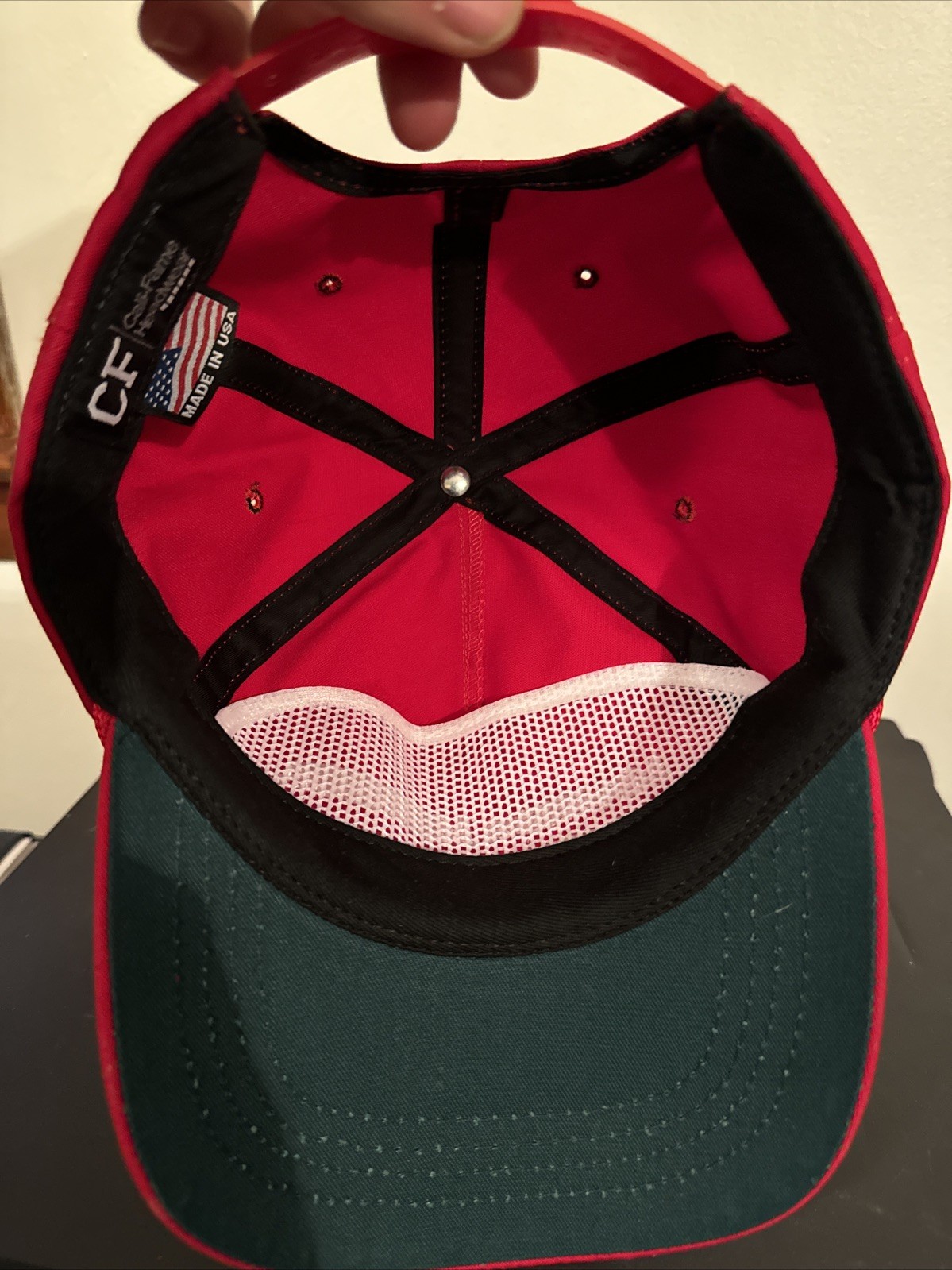 Cali-Fame MAGA Hat Make America Great Again Red Cap USA Made 2016 Campaign Era