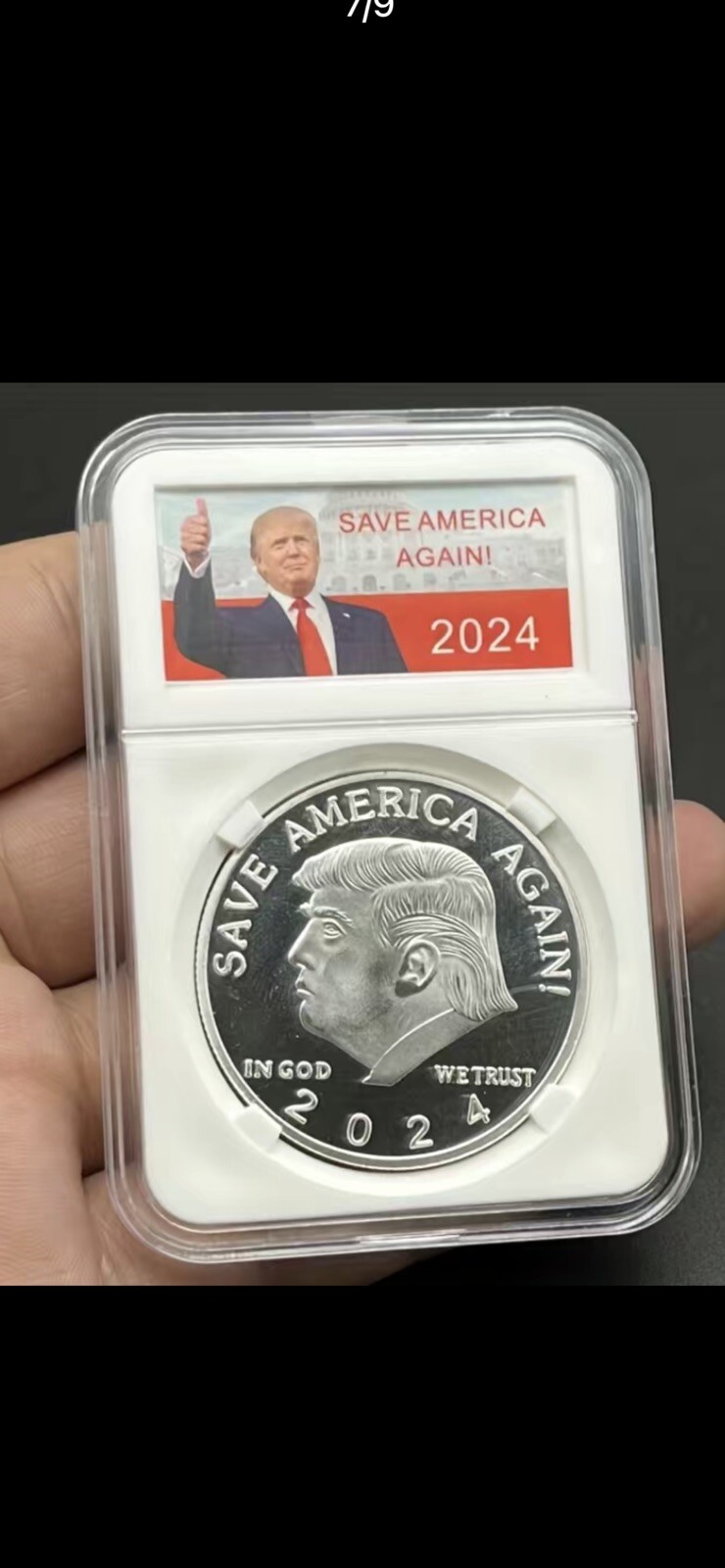 SAVE AMERICA AGAIN Donald Trump 2024 Coin US Novelty Coin