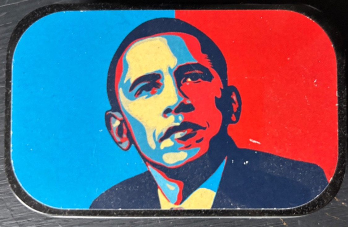 Vintage 2008 YES WE CAN! Barack Obama MINTS Large 2.5″x4″ Empty – Ready for More