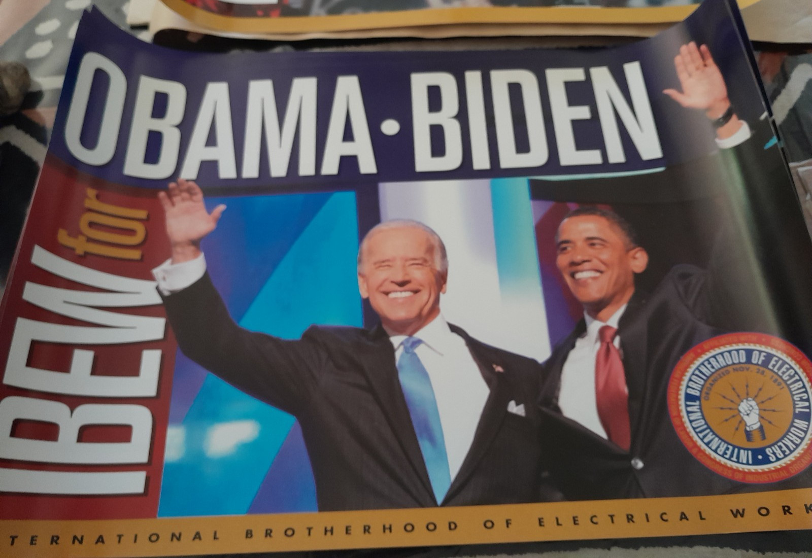 Obama Biden 2008 Presidential Campaign Poster