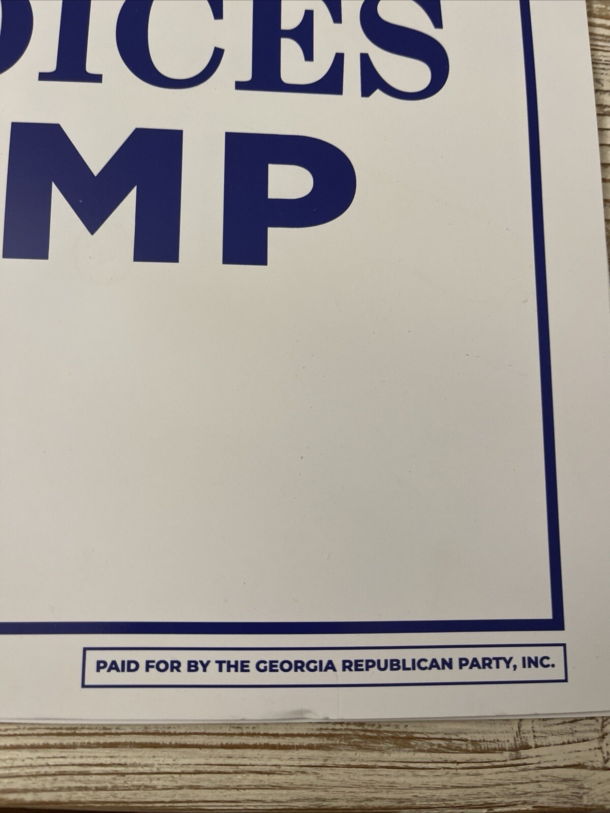 *XMAS SALE* Mix n Match any 2x Trump/Vance Official Campaign Placard Rally Signs