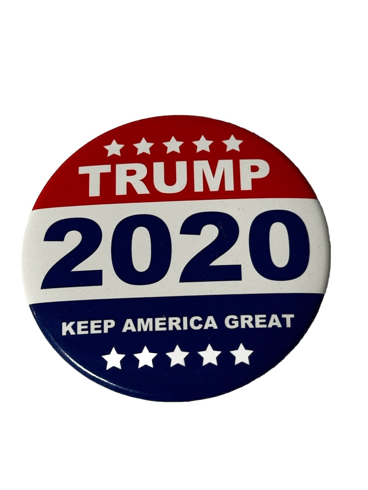 2014, 2020 President Donald Trump 3 Pin Back Buttons 2 1/4” Campaign Items