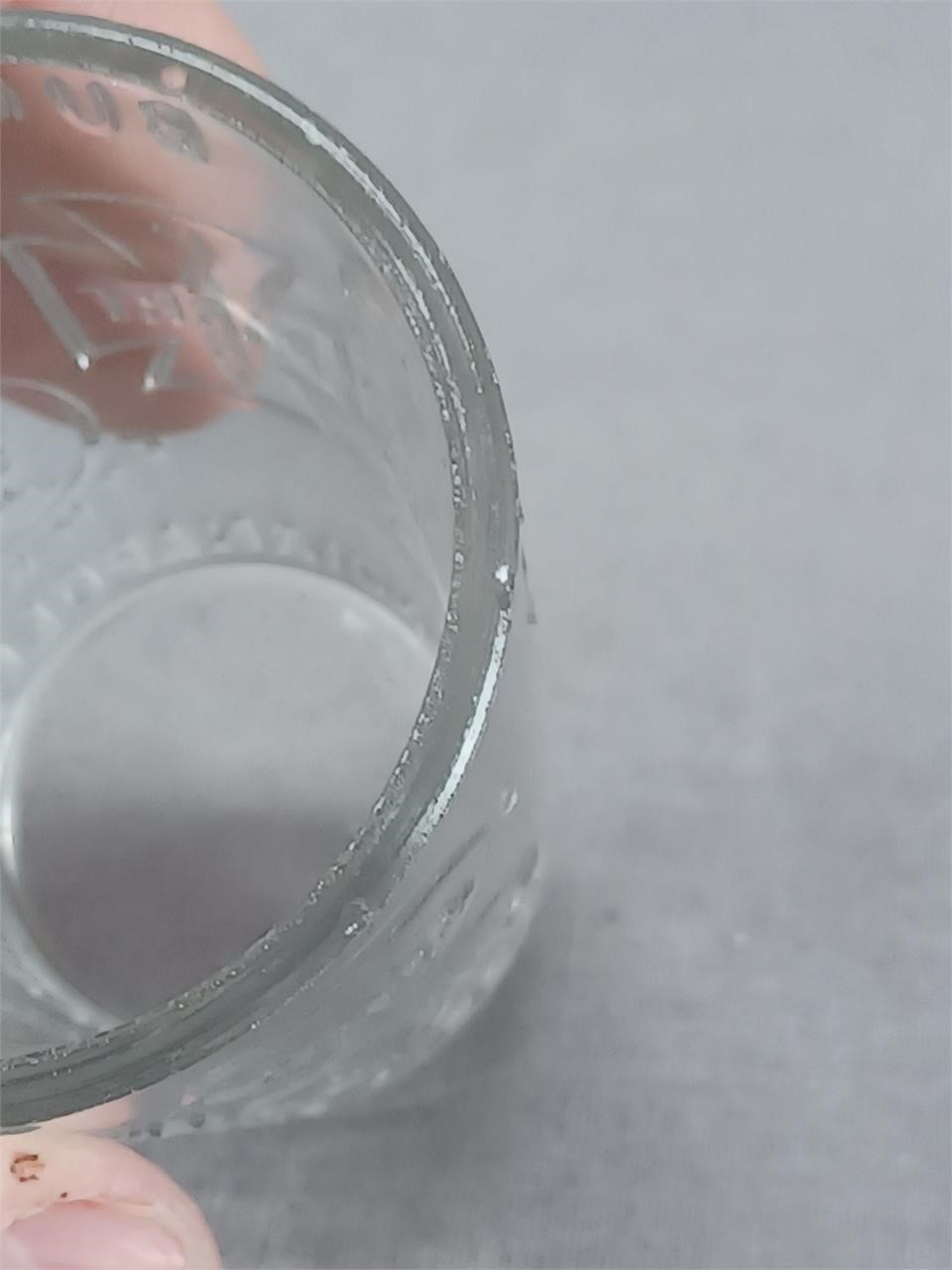 President Mckinley & Bryan Buggies Campaign Dose Glass Circa 1896
