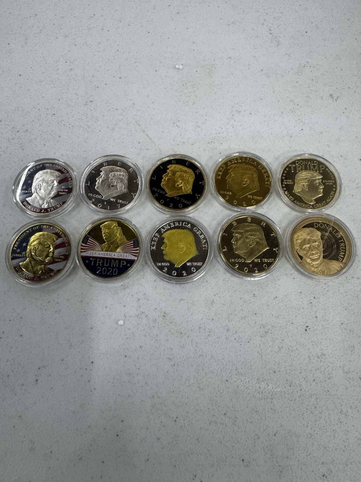 Donald Trump Coin Lot Of 10