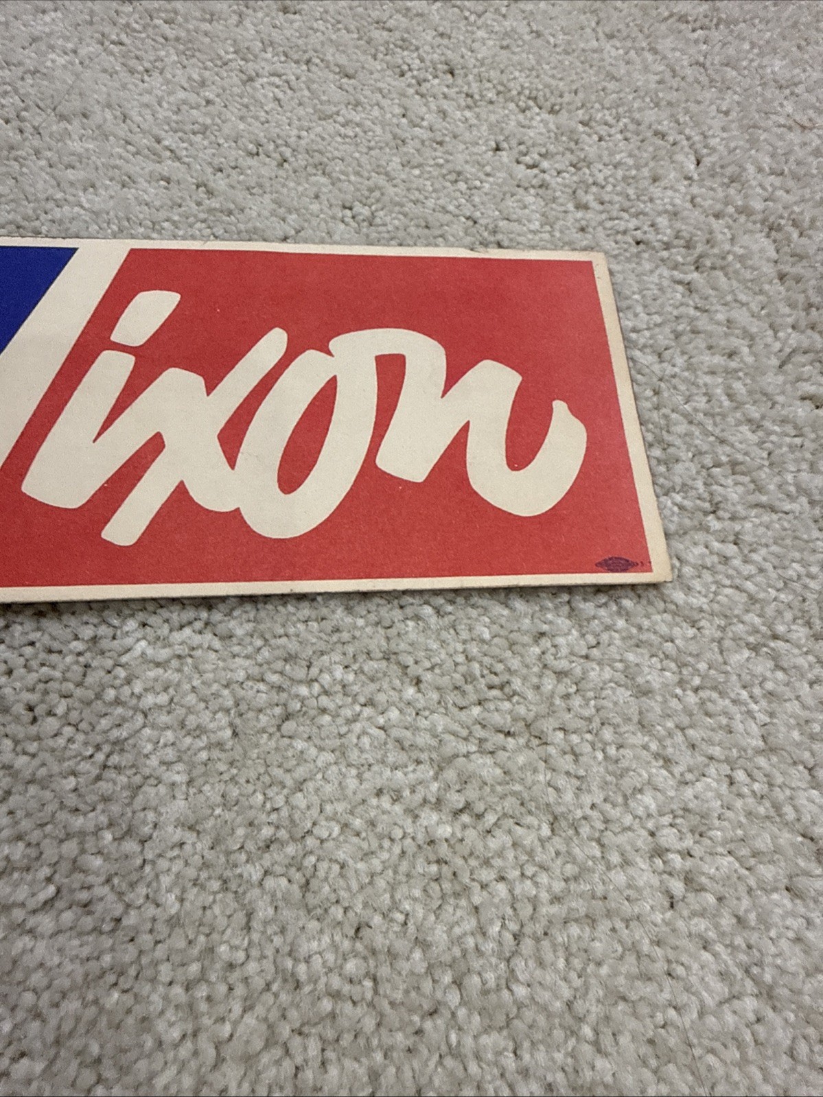 Vintage Nixon Bumper Sticker 3.5″ x 8″