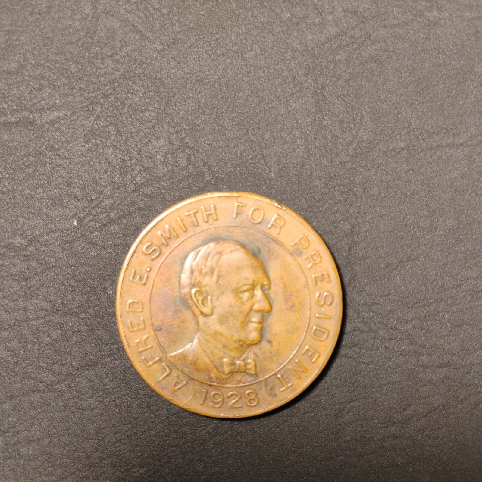 1928 ALFRED E. SMITH FOR PRESIDENT – “ALL FOR AL, AL FOR ALL” Campaign Medal