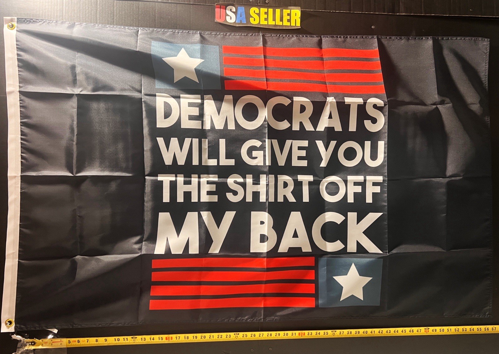 Democrats Suck Flag FREE SHIP Vote Republican Election President USA Sign 3×5′