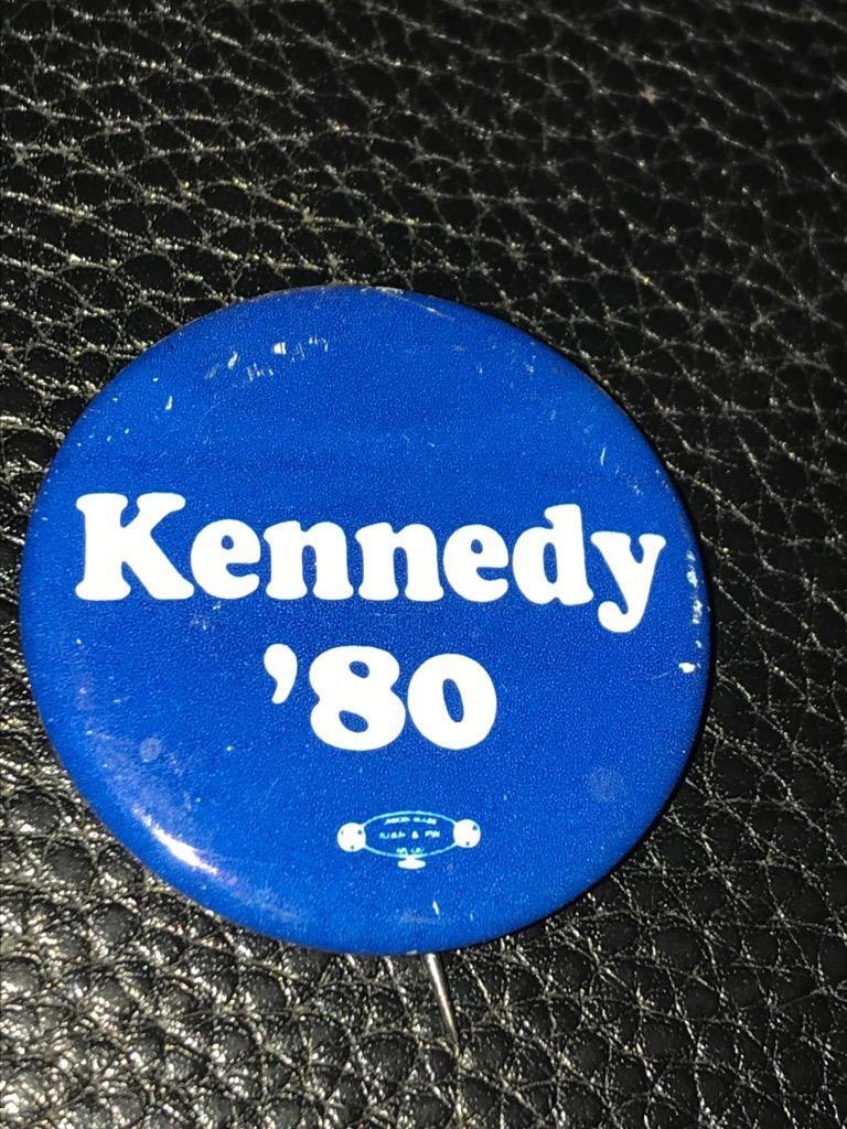 Kennedy ’80 – Ted Kennedy 1-3/8″ Political Pin (1980)