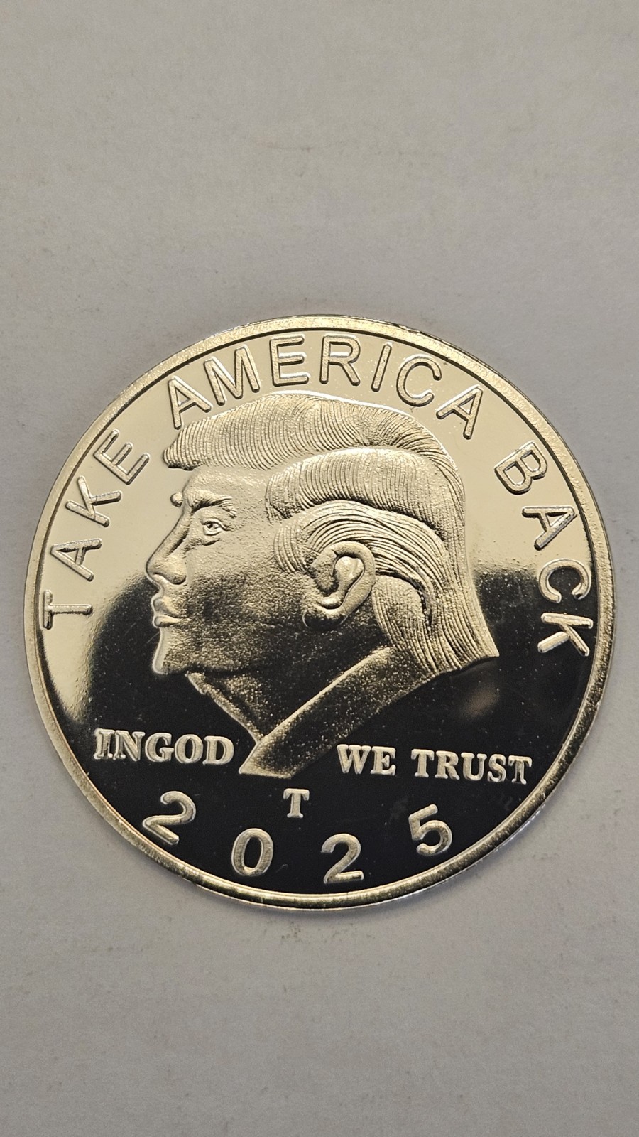 2025 Donald Trump Coin Take America Back Silver Plated – SHIPPED FROM USA