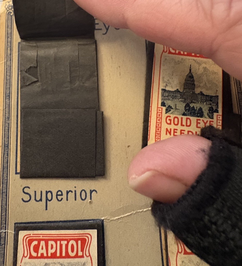 1926 OUR PRESIDENTS HISTORICAL NEEDLE BOOK N SHURE CO CHICAGO, ILLINOIS