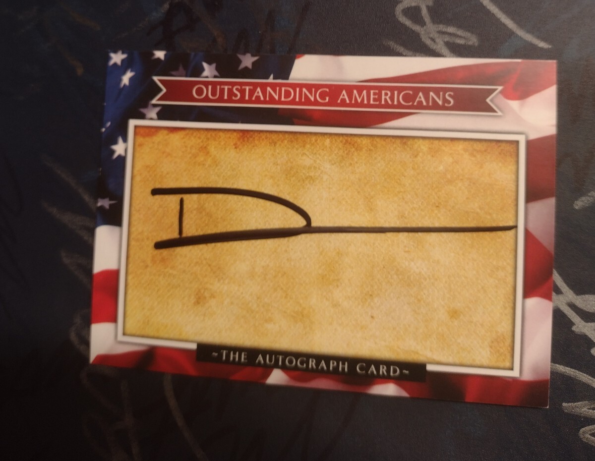 Dean Phillips Autographed Outstanding Americans Card 2024 Prez Candidate