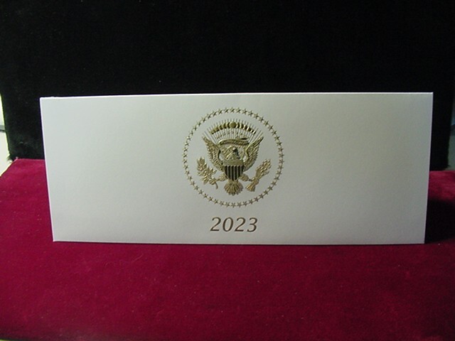 Official White House President Biden Christmas Card 2023+Envelope- Free shipping